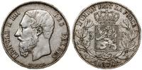 5 franków 1876, Bruksela, srebro próby 900, 24.8