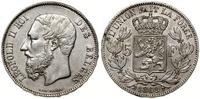 5 franków 1869, Bruksela, srebro próby 900, 24.9