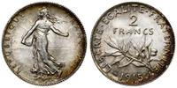 2 franki 1915, Paryż, srebro próby 835, 9.97 g, 