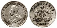 3 pensy 1914, Londyn, srebro próby 925, 1.39 g, 