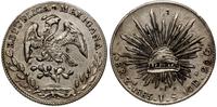 8 reali 1885  Zs JS, Zacatecas, srebro próby 900