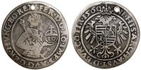 10 krajcarów 1560, Hall, moneta przedziurawiona,