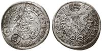 3 krajcary 1701 GE, Praga, moneta lekko czyszczo