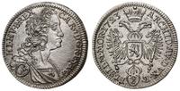 3 krajcary 1723, Praga, moneta czyszczona, Herin