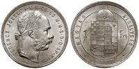 1 forint 1881 KB, Kremnica, pięknie zachowana mo