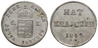 Węgry, 6 krajcarów (hat krajczár), 1849 NB
