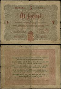 5 forintów 1.09.1848, seria SWo, numeracja 56742