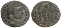 follis 304-305, Aleksandria, Aw: Głowa cesarza w