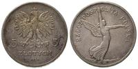 5 złotych 1928, Warszawa, NIKE, Parchimowicz 114