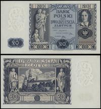 20 zlotych 11.11.1936, seria BH, numeracja 05093