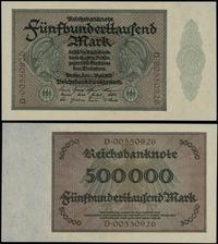 500.000 marek 1.05.1923, seria D, numeracja 0055