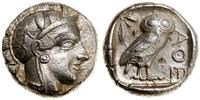 teradrachma 479-393 pne, Aw: Głowa Ateny w hełmi