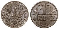 Polska, 1 grosz, 1930