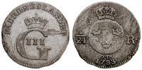 1/24 riksdalera 1783, Sztokholm, moneta czyszczo
