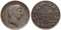 Szwecja, 2 skilling banco, 1842