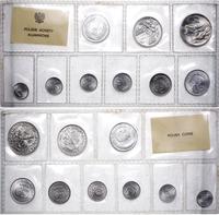 zestaw "Polskie monety aluminiowe", w skład zest