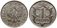 1 złoty 1929, Warszawa, nikiel, Parchimowicz 108