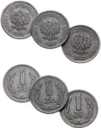 zestaw 3 x 1 złoty, Warszawa, w skład zestawu wc