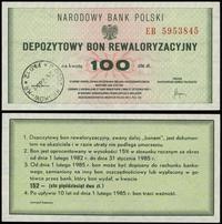 depozytowy bon rewaloryzacyjny na 100 złotych 19