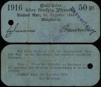 50 fenigów 20.12.1916, bez oznaczenia serii i nu