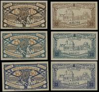 Prusy Wschodnie, zestaw: 10, 25 i 50 fenigów, 1.10.1920