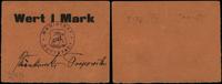 1 marka bez daty (1914), karton pomarńczowy, num