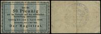 Wielkopolska, 50 fenigów, ważne od 1.05.1918 do 1.04.1920