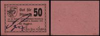 50 fenigów ważne do 31.12.1919, drobne ślady na 