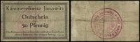 50 fenigów 9.12.1914, bez oznaczenia numeracji, 