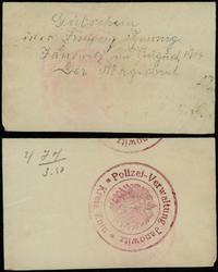 50 fenigów sierpień 1914, lewy róg złamany, zagn