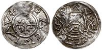 denar przed 1050 r., Aw: Cztery krzyże połączone