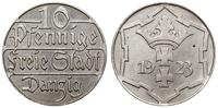 10 fenigów 1923, Berlin, miedzionikiel, piękna i