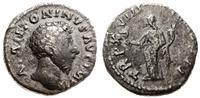 denar 163-164, Rzym, Aw: Głowa cesarza, bez wień