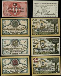 zestaw 4 banknotów, w zestawie: 10 fenigów bez d