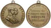 Polska, medal na pamiątkę wizyty Rudolfa i Stefanii w Krakowie, 1887