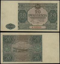 20 złotych 15.05.1946, seria A, numeracja 516043