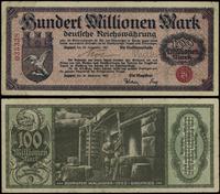Prusy Zachodnie, 100 milionów marek, 28.09.1923