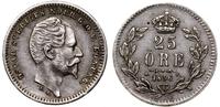 25 öre 1856, Sztokholm, srebro próby 750, SM 63,