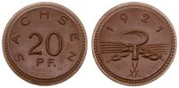 Niemcy, zestaw 7 monet zastępczych, 1921