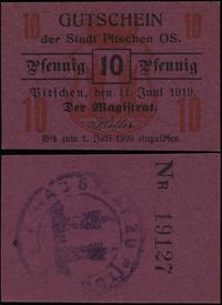 10 fenigów ważne od 11.06.1919 do 1.07.1920, num