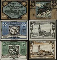 zestaw 3 banknotów, w zestawie: 25 fenigów blanc