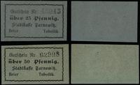 Śląsk, zestaw: 25 i 50 fenigów, bez daty (1917)