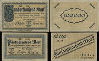 Śląsk, zestaw: 50.000 i 100.000 marek, 15.08.1923