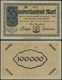 100.000 marek 15.08.1923, numeracja 9652, złaman
