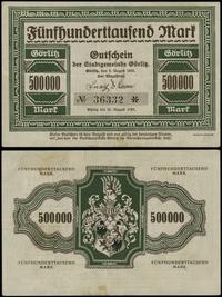 Śląsk, 500.000 marek, ważne od 9.08.1923 do 31.08.1923