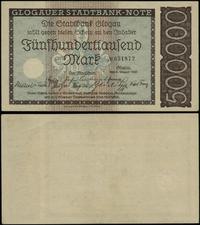 500.000 marek 4.08.1923, numeracja 031872, złama