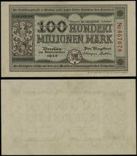Śląsk, 100 milionów marek, wrzesień 1923