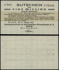Śląsk, 1 milion marek, 15.08.1923
