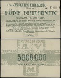 5 milionów marek 15.08.1923, II seria, numeracja