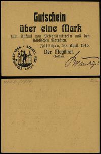 1 marka 30.04.1915, zapiski ołówkiem na górnym m